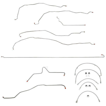 01-07 Chevrolet Silverado 2500HD Brake Line & Hose Kit Reg Cab/Long Bed - Brake Line and Hose Kit Car Part People