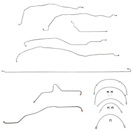 01-07 Chevrolet 3500 Brake Line & Hose Kit Ext Cab/Long Bed