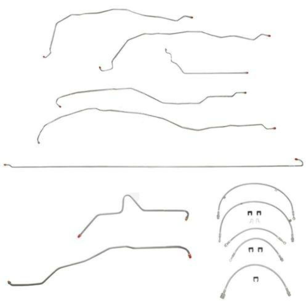 05-07 Chevrolet Silverado 1500 Brake Line & Hose Kit 4WD Ext Cab/Short Bed