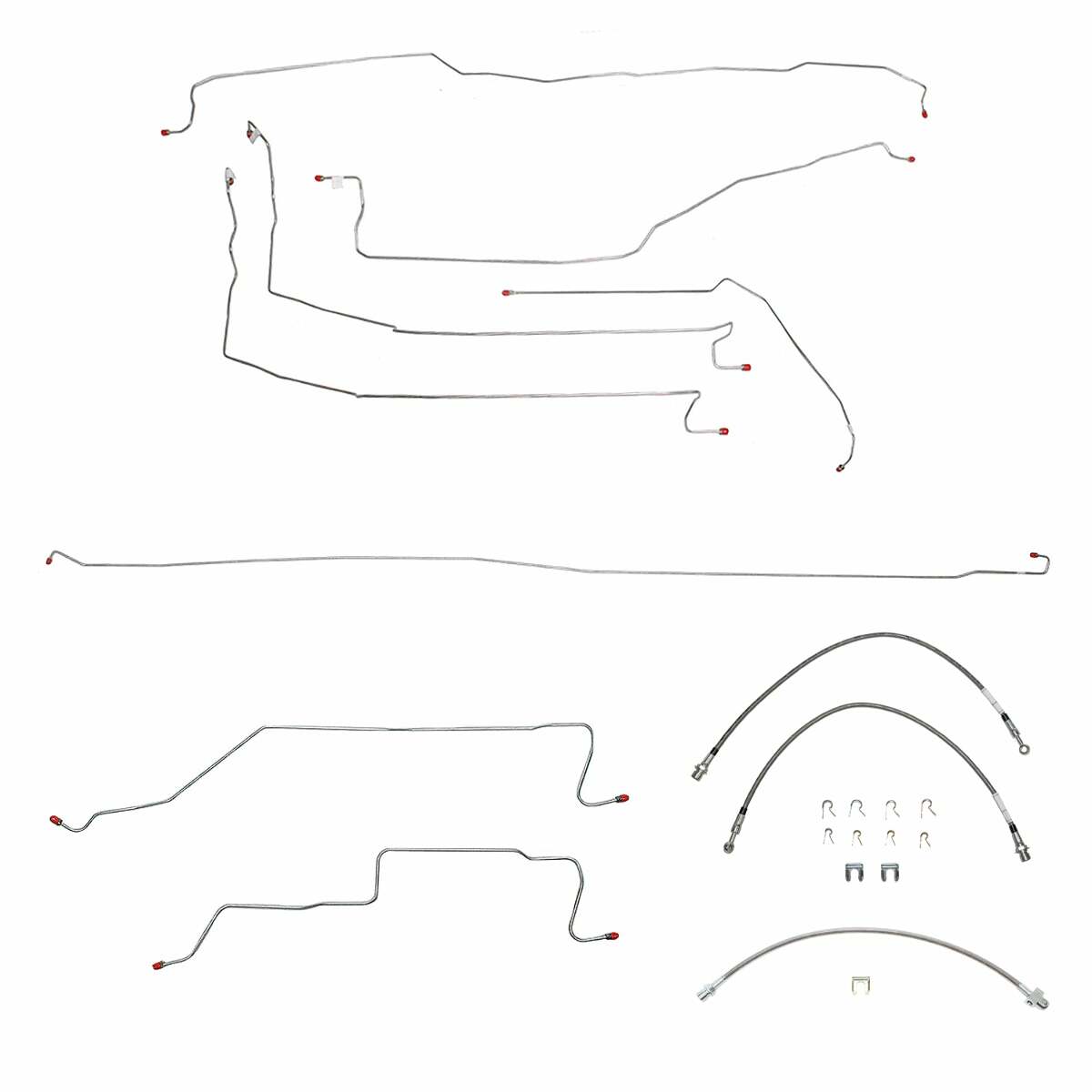 05-07 Chevrolet Silverado 1500 Brake Line & Hose Kit  4WD Ext Cab/Short Bed