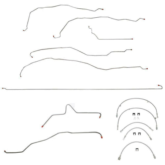 2005 - 2007 Chevrolet Silverado 1500 Complete Brake Line & Hose Kit - BLH19