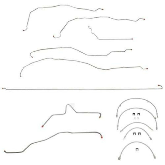 05-07 GMC Sierra 1500 Brake Line & Hose Kit RWD Reg Cab/Long Bed