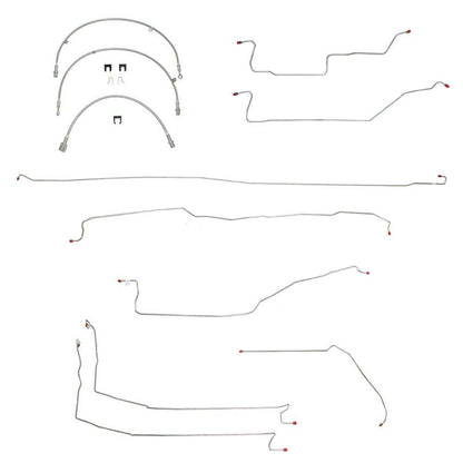 05-07 GMC Sierra 1500 Brake Line & Hose Kit 4WD Ext Cab/Long Bed - Brake Line and Hose Kit Car Part People