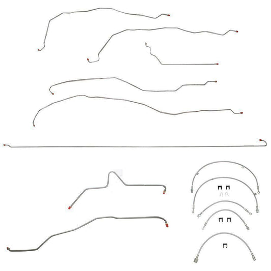 01-07 GMC Sierra 2500 HD Brake Line & Hose Kit Ext Cab/Long Bed 6.0L V8