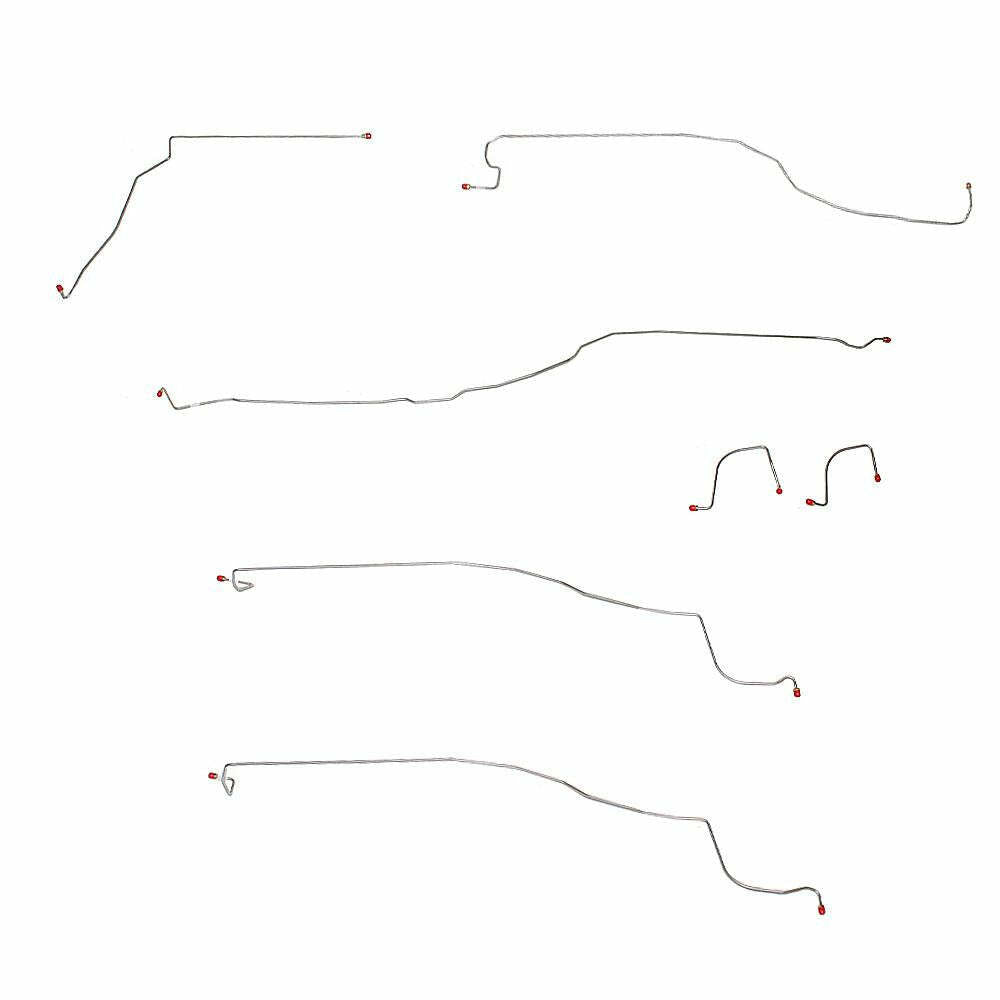 03-04 GMC Sierra 1500 Brake Line & Hose Kit 4WD Ext Cab/Long Bed - Brake Line and Hose Kit Car Part People