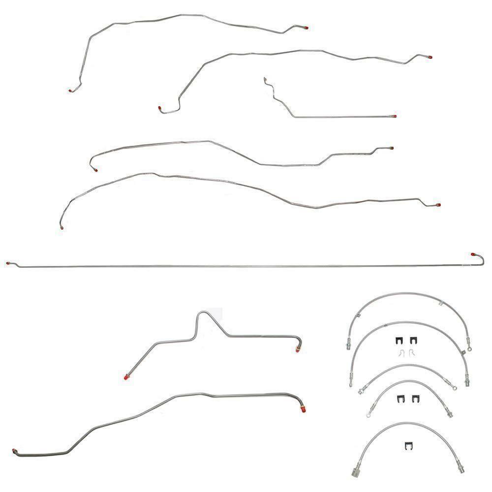 03-04 GMC Sierra 1500 Brake Line & Hose Kit 4WD Ext Cab/Long Bed - Brake Line and Hose Kit Car Part People