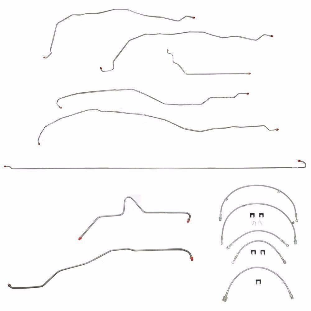 03-06 GMC Yukon 1500 Brake Line & Hose Kit 4WD  No Traction Control 130 WB