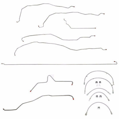 03-06 GMC Yukon 1500 Brake Line & Hose Kit 4WD No Traction Control 130 WB - Brake Line and Hose Kit Car Part People