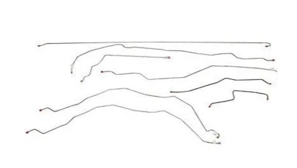 01-07 Chevrolet Silverado 2500 HD Brake Line Kit Reg Cab/Long  Stainless Steel