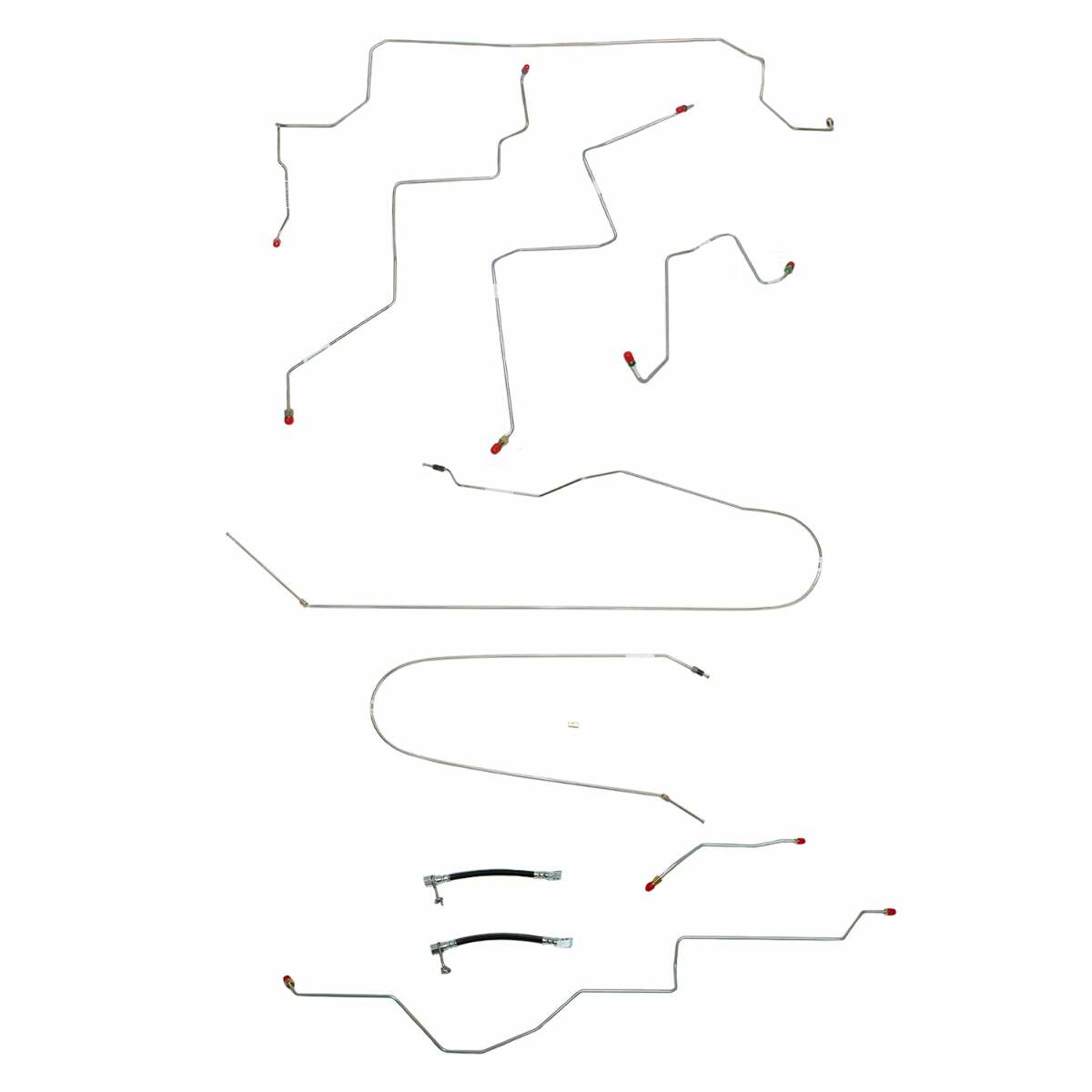 02-05 Dodge Ram 1500 Brake Line Kit 2WD Ext Cab/Short Bed RWABS - Complete Brake Line Kit Car Part People