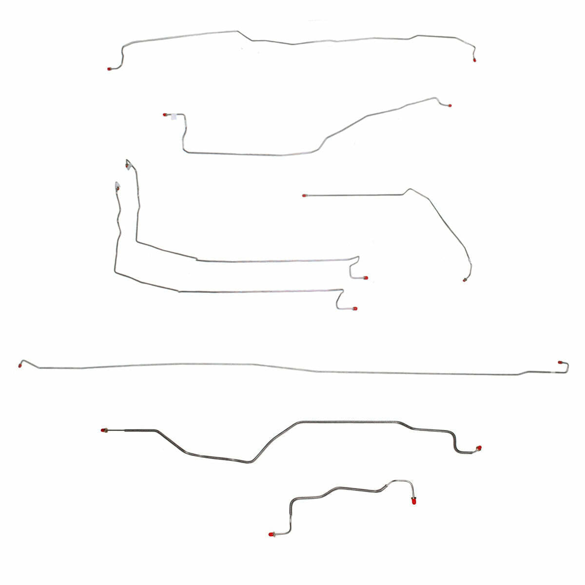 99-02 Chevrolet Silverado 1500 Brake Line Kit 4WD Ext Cab/Long Bed - Complete Brake Line Kit Car Part People