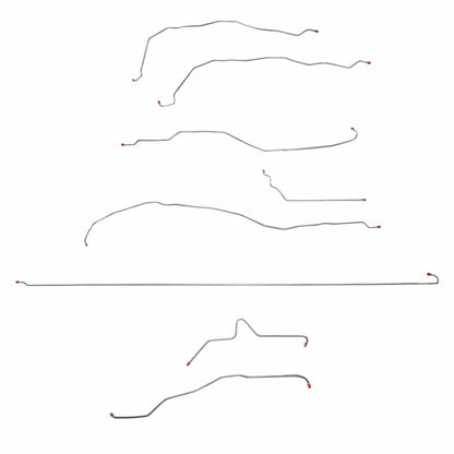 01-07 Chevrolet Silverado 2500 HD Ext Cab/Short Bed 6.0L V8 Stainless Steel - Complete Brake Line Kit Car Part People