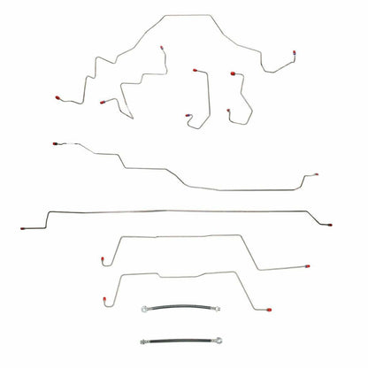 01-03 FORD F-150 SVT Lightning Complete Brake Line Kit Fine Lines CBK0122OM - Complete Brake Line Kit Car Part People