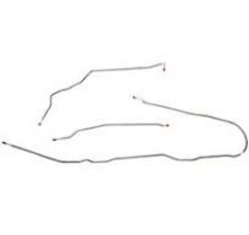 Pontiac w/ Hardtop Complete Brake Line Kit; Fine Lines-CBK0461SS