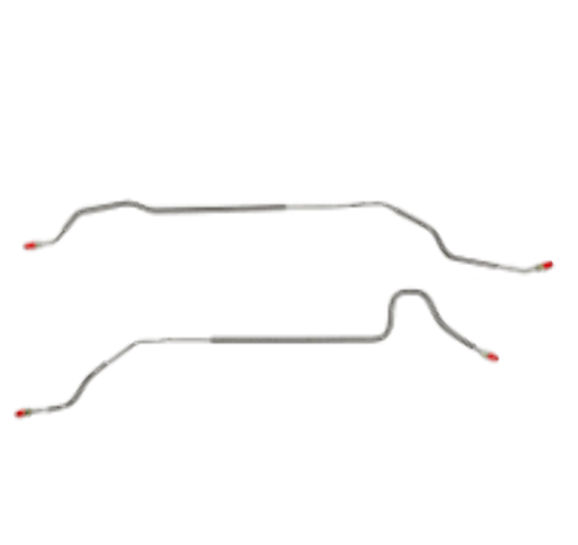 Pontiac Complete Brake Line Kit; Fine Lines-CBK0488SS