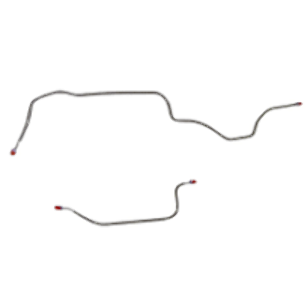 Pontiac Complete Brake Line Kit; Fine Lines-CBK0493SS