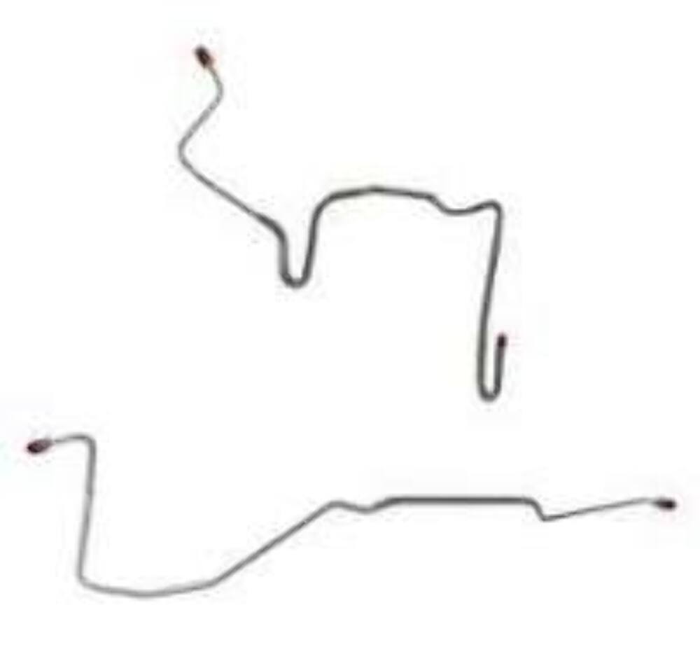 Pontiac Complete Brake Line Kit; Fine Lines-CBK0505SS