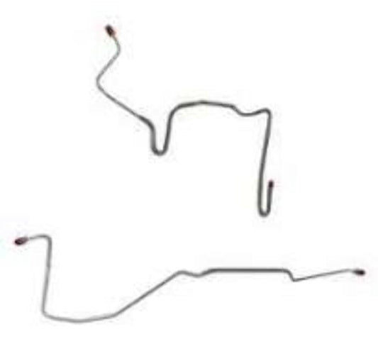 Pontiac Complete Brake Line Kit; Fine Lines-CBK0506SS