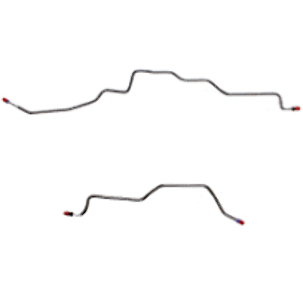 Pontiac Complete Brake Line Kit; Fine Lines-CBK0524SS