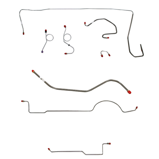 Mopar E Body Complete Brake Line Kit; Fine Lines-CBK0530SS