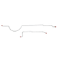 Mopar B Body Complete Brake Line Kit; Fine Lines-CBK0680SS