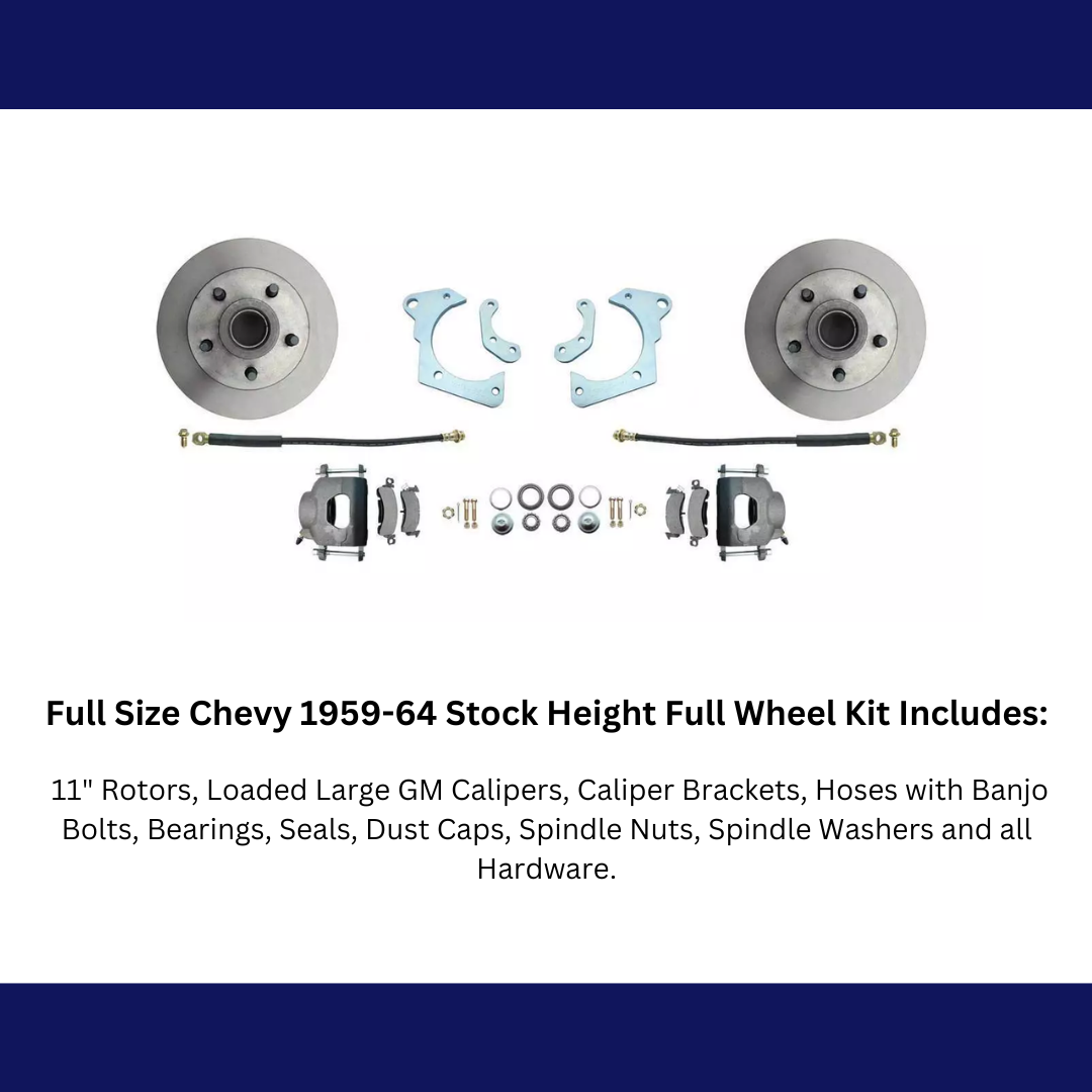 Fits 1959-1964 GM Full Size Standard Disc Brake Kit DBK5964