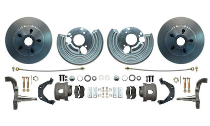 Fits 1962-1972 Mopar B-Body & E-Body 12" Rotor Disc Brake Conversion DBK6272-BB - Brake Kits Car Part People