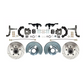 Fits 62-72 Mopar A; Front Disc Converison; Slotted; w/Bolt 5x4 DBK6272A-40-LX - Discs, Rotors, and Hardware Car Part People