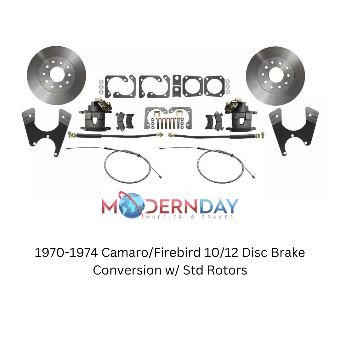 Fits 1970-1974 Camaro/Firebird 10/12 Disc Brake Conversion w/ Std Rotors DBK7074