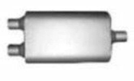 Jones Exhaust FB4553 Full Boar Muffler 2.25 Inlet, 3 Outlet