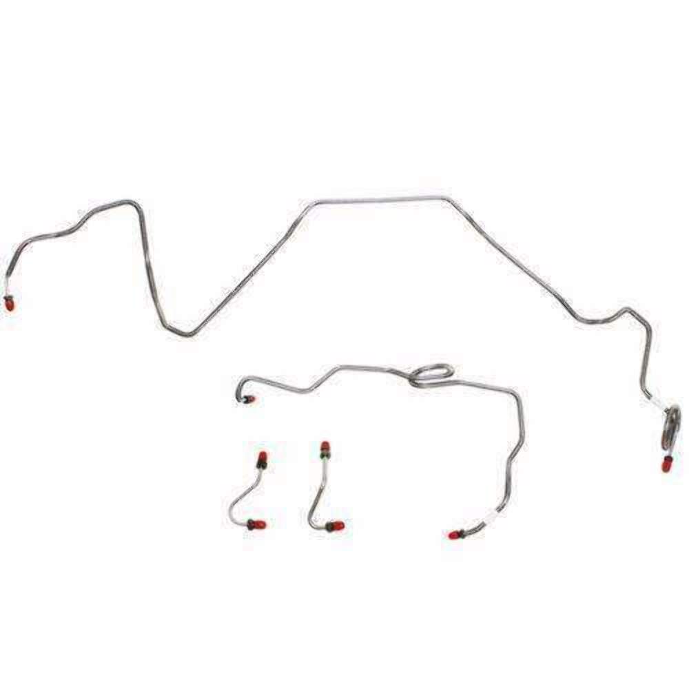 For Pontiac Firebird 1986-1989 Front Brake Line Kit 6cyl 2.8L 4pcs-FKT8601SS-CP - Front Lines Car Part People