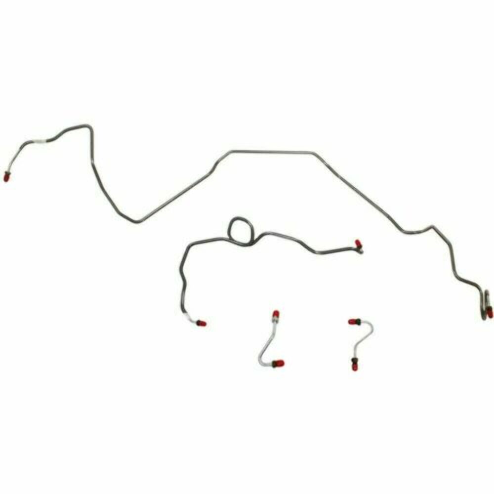 For Pontiac Firebird 1989-92 Front Brake Line Kit 6cyl 2.8L/3.1L 4 Pcs-FKT8901OM-CP - Front Lines Car Part People