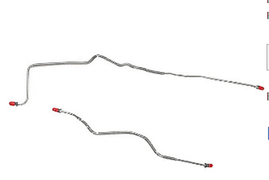 89-91 Chevrolet Camaro Rear Axle Brake Line Kit J65 Rear Disc Steel