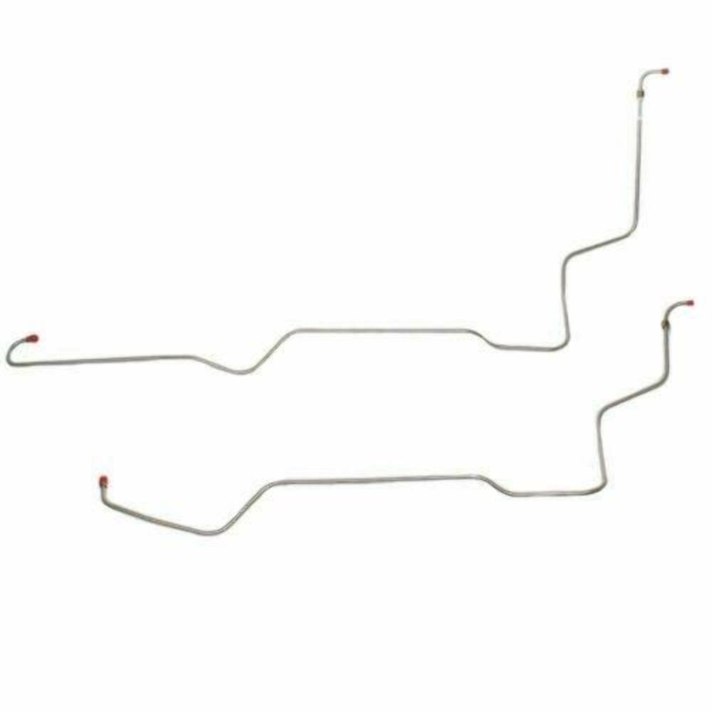 1961-64 Ford Galaxie 390CID Transmission Cooler Lines 3 Speed 2 Piece -GTC6102SS - Transmission Lines Car Part People