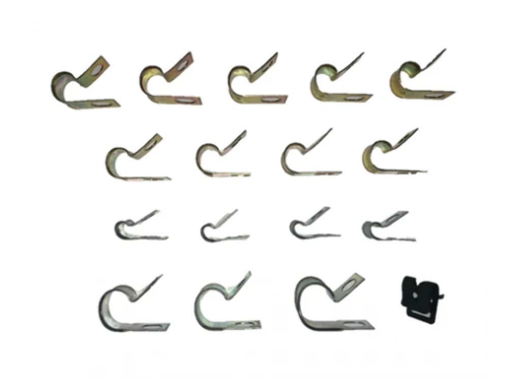 1969-72 Chevrolet Corvette Clip Fuel & Brake Clips - HCK0025 - Brake Line Clips Car Part People