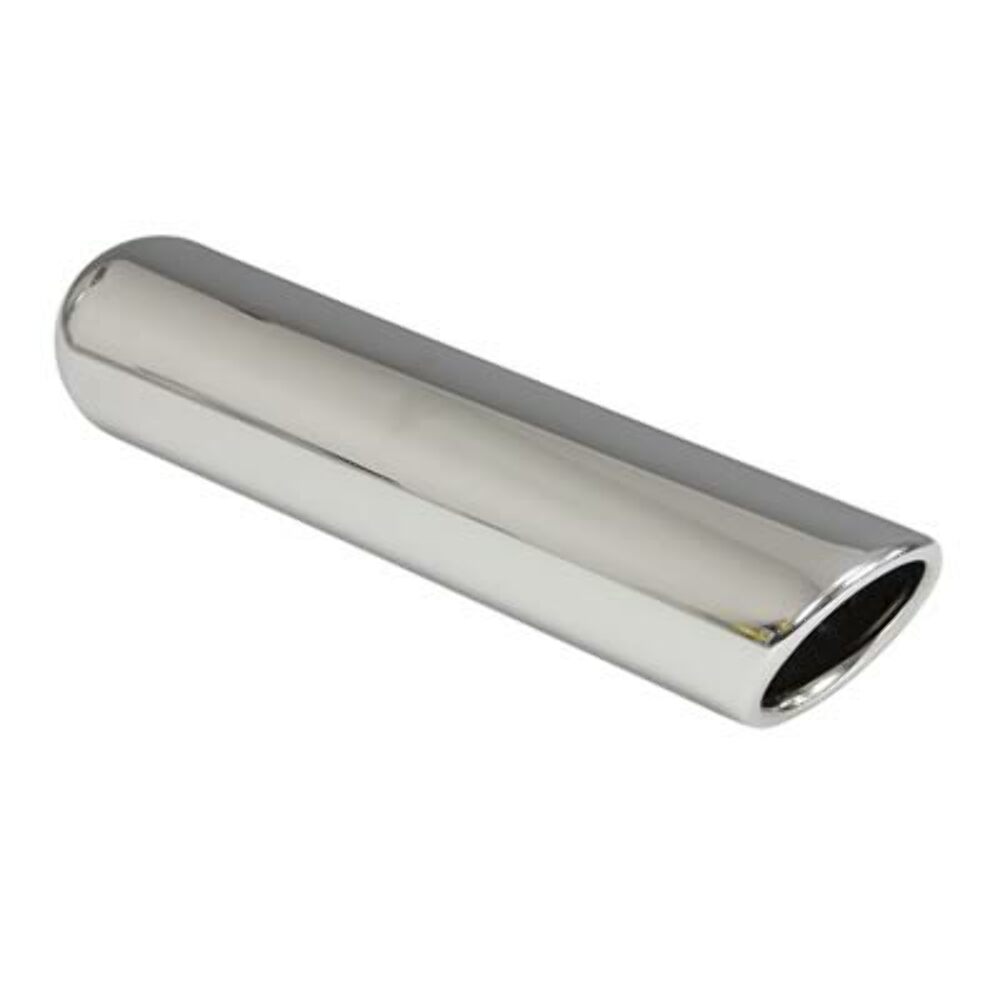 Jones Exhaust IRAC31216 Chrome Exhaust Tip Rolled Angled 3.5