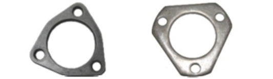 Exhaust Flange; 2 1/4"-Port; 2 11/16"-Center; 7/16"-Bolt; 3 11/16 x  5/16-J15126