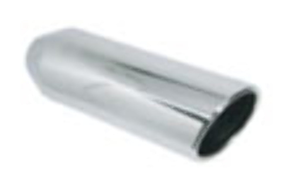 Stainless Tip; Inside Roll Angle 4" X 22"-Fits 2.50" Pipe-J254022RAC