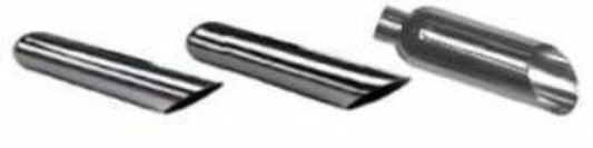 Jones Exhaust JAC31216-3 Chrome Exhaust Tip Angle Cut 3.5