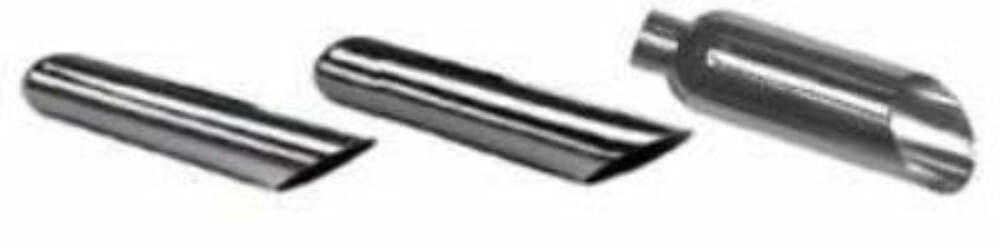 Jones Exhaust JAC31222-212 Chrome Exhaust Tip Angle Cut 3.5