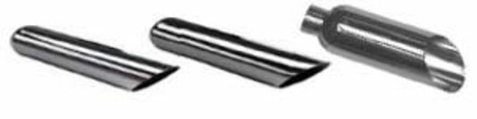 Chrome Tip; Angle Cut 16" X 4"-Fits 3.50" Pipe-JAC416-312