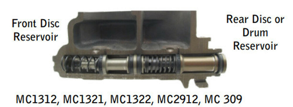 Fits GM Universal Cast Iron Master Cylinder MC1321H - Master Cylinders and Parts Car Part People