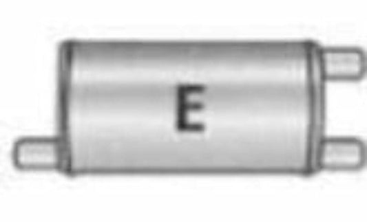 Jones Exhaust Q523E Quiet Tone Muffler 2.25 Inlet, 2.25 Outlet