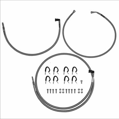 2004-2006 Chevrolet Tahoe w/Flex Fuel w/o Fuel Filter Quick Fix Fuel Line Kit - QFF0010SS-CP - Quick Fix Fuel Lines Car Part People