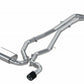 Fits 20-24 Toyota GR Supra 3" Cat Back Dual Rear w/Carbon Fiber Tips-S43003CF - Cat Back Exhaust Car Part People