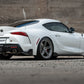 Fits 20-24 Toyota GR Supra 3" Cat Back Dual Rear w/Carbon Fiber Tips-S43003CF - Cat Back Exhaust Car Part People