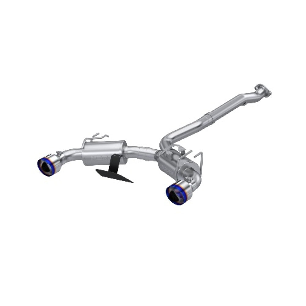 Fits 23-24 Toyota GR Corolla 3" Cat Back Dual Rear Outlet w/Dual Tips-S43023BE - Cat Back Exhaust Car Part People