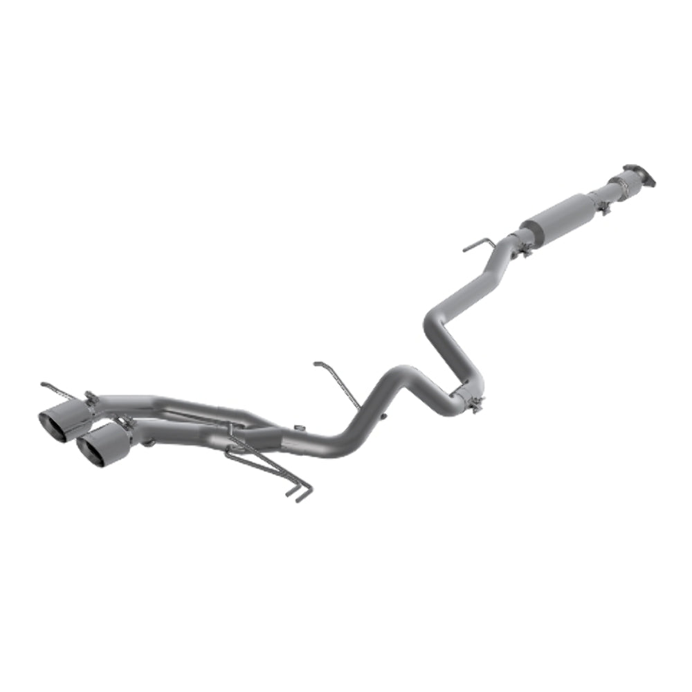 Fits 2013-2017 Hyundai Veloster 2 1/2" Cat Back, Dual Exit, AL - S4703AL - Cat Back Exhaust Car Part People