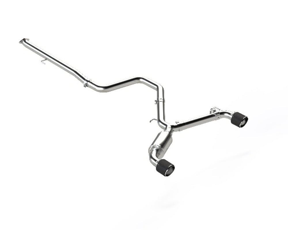 Fits 19-22 Hyundai Veloster N 3" Cat-Back; Dual Rear Exit; Active; T304-S47073CF - Cat Back Exhaust Car Part People