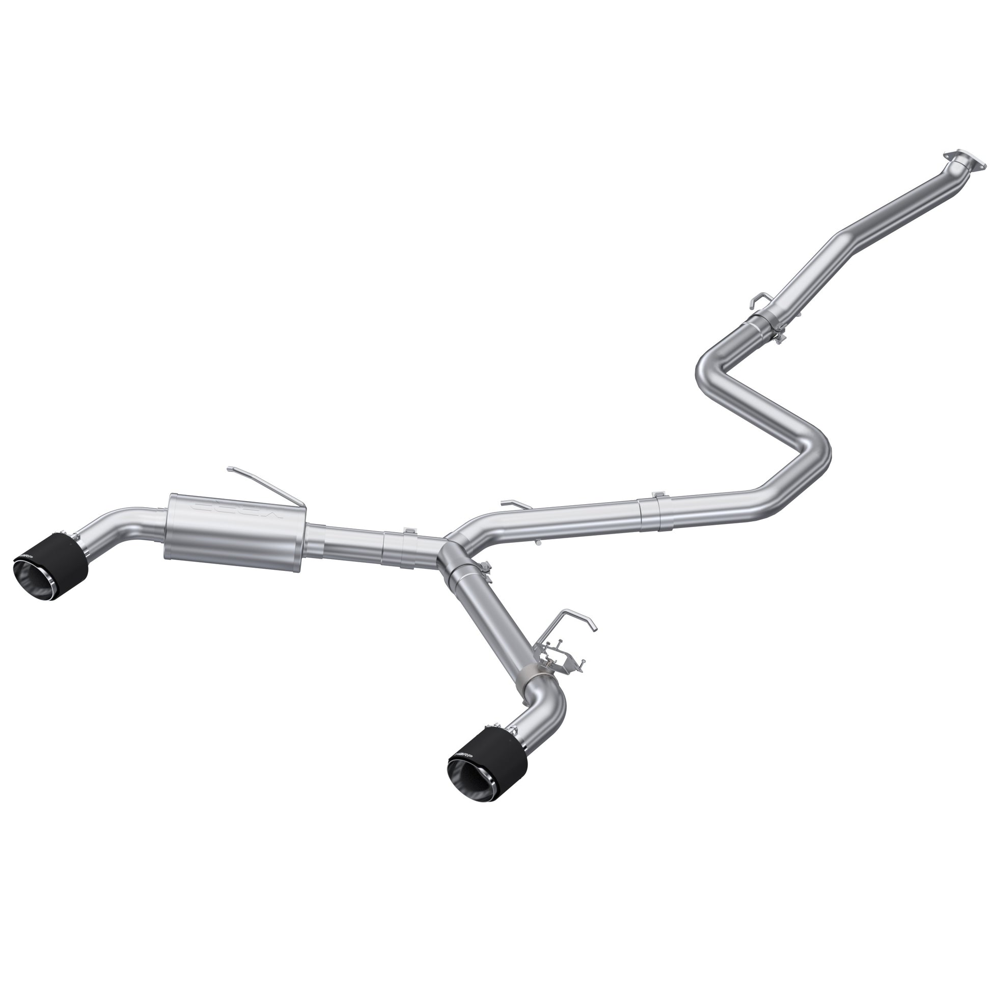 Fits 22-23 Hyundai Elantra N 3" Cat-Back Dual Split Rear Exit Active-S47103CF - Cat Back Exhaust Car Part People